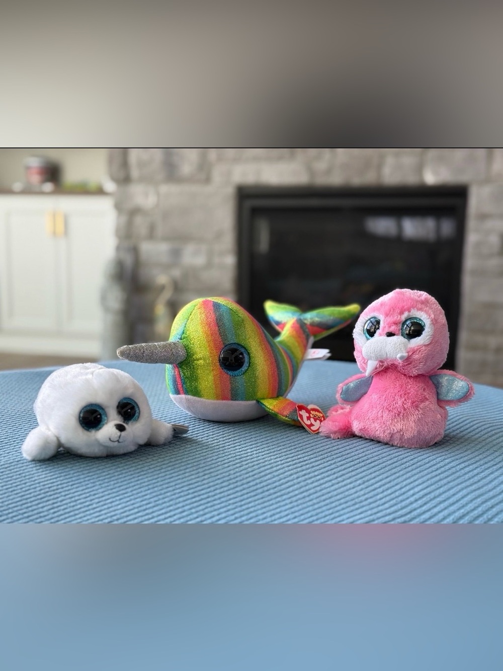 Ty Beanie Boos ocean themed.  Nori, Tusk and Icy. No tags